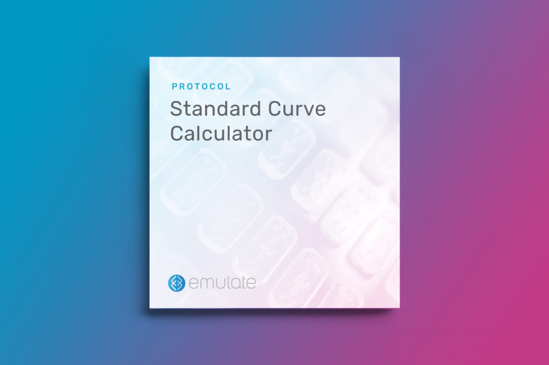 Standard Curve Calculator Emulate