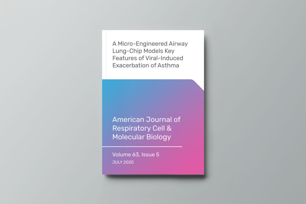 A Micro-Engineered Airway Lung-Chip Models Key Features of Viral-Induced Exacerbation of Asthma