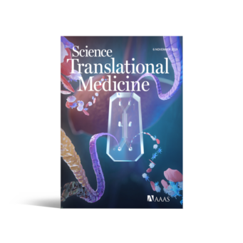 Science Translational Medicine magazine cover showing an Organ-Chip