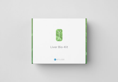 Product packaging for the Emulate Liver-Chip Bio-Kit