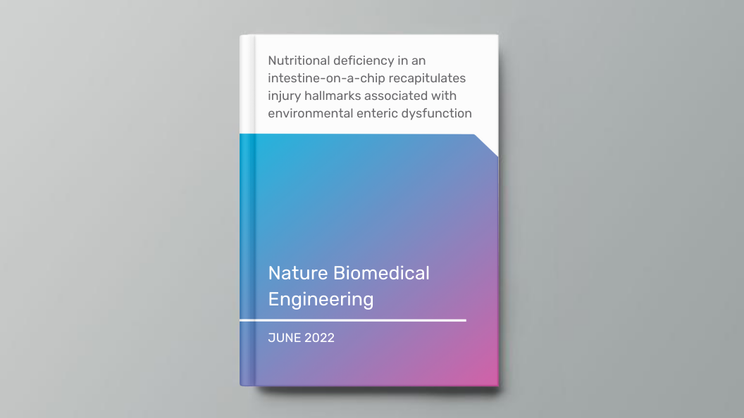 Nutritional deficiency in an intestine-on-a-chip recapitulates injury hallmarks associated with environmental enteric dysfunction