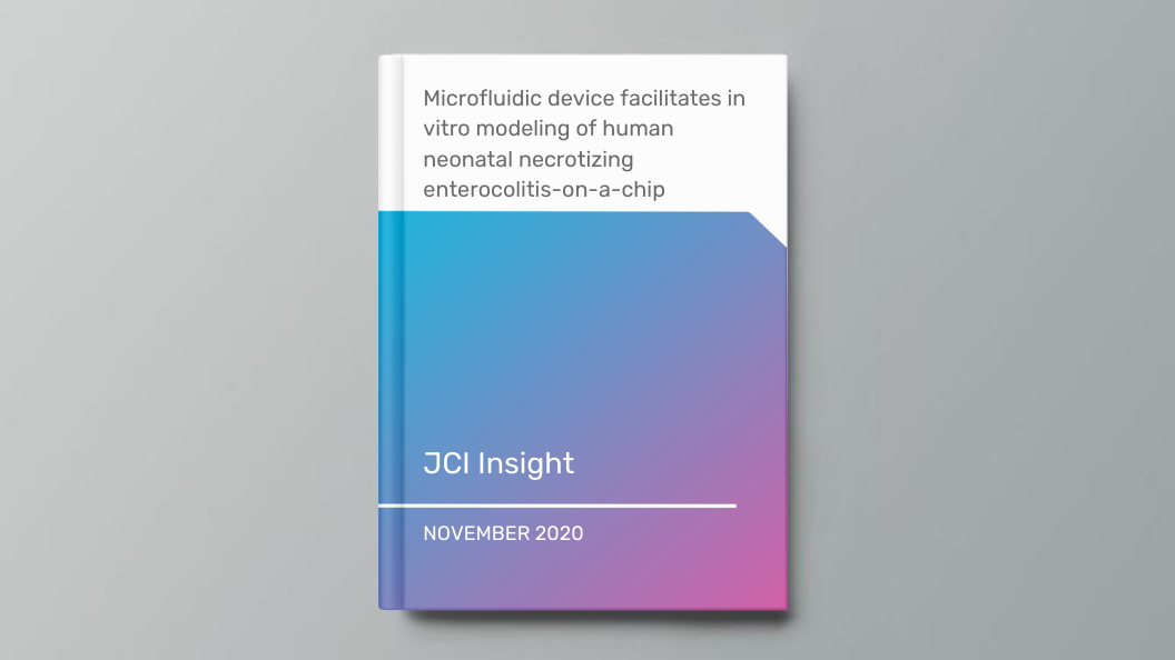 Microfluidic device facilitates in vitro modeling of human neonatal necrotizing enterocolitis-on-a-chip