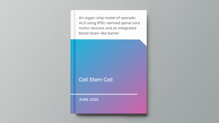 An organ-chip model of sporadic ALS using iPSC-derived spinal cord motor neurons and an integrated blood-brain-like barrier